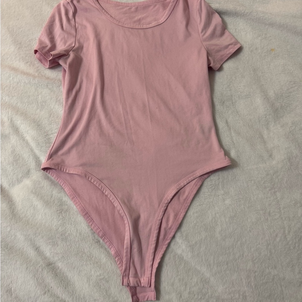 SHEIN Pink Women's Bodysuit